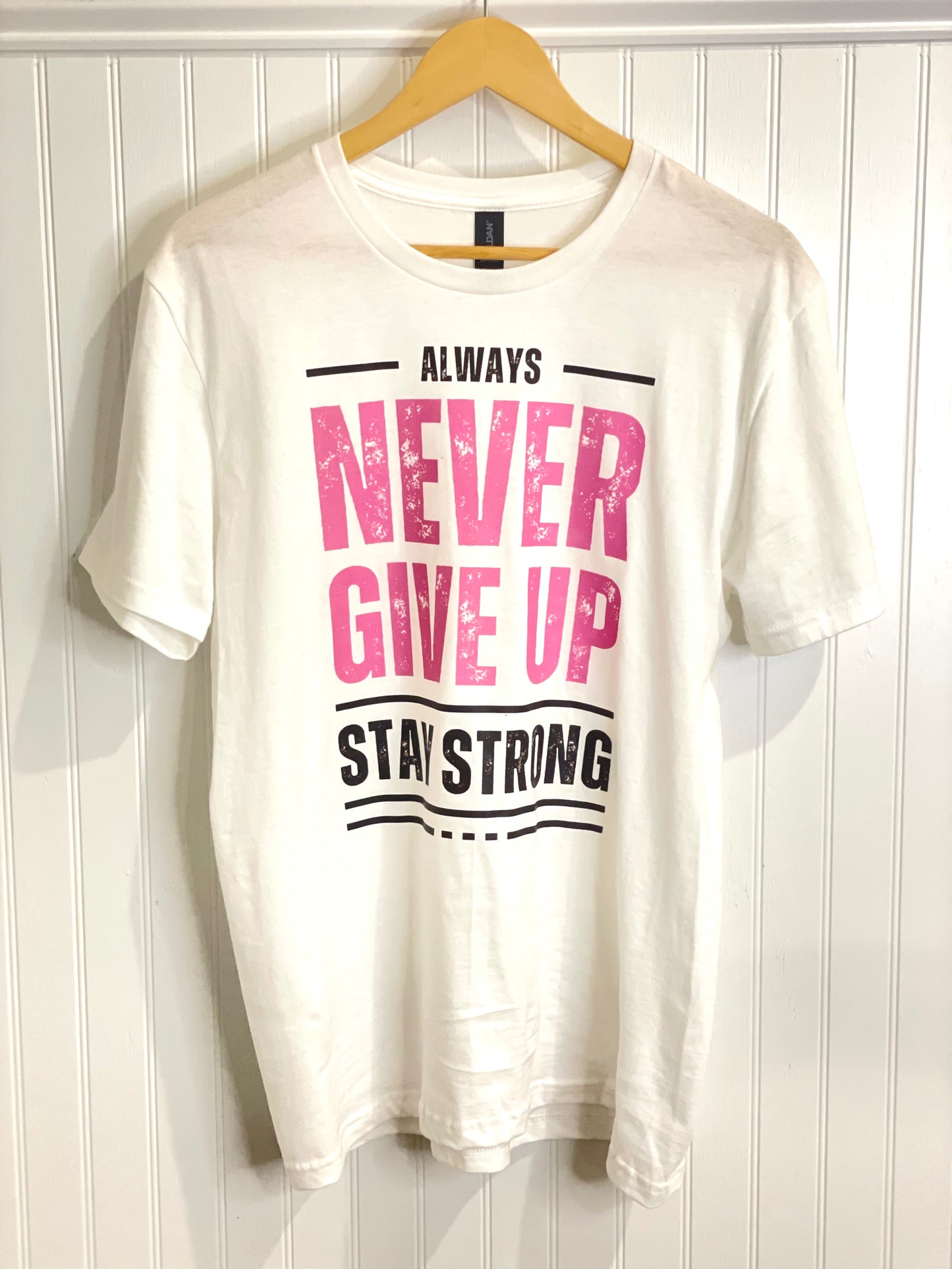 Never give up!