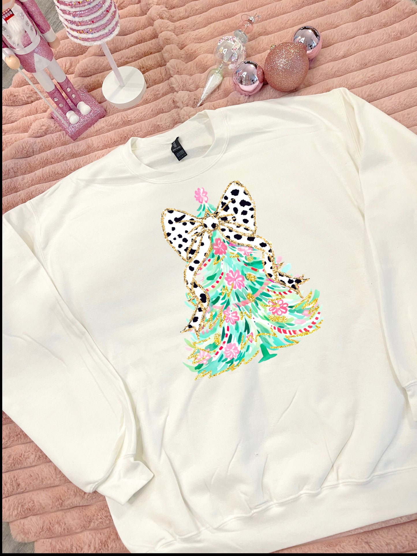 Pink Christmas!! - Crewneck