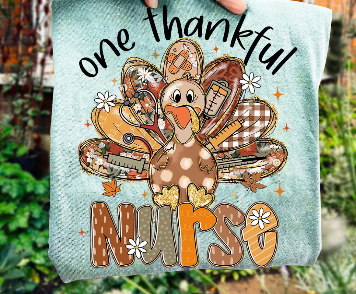 Fall/ Thanksgiving nurse tee